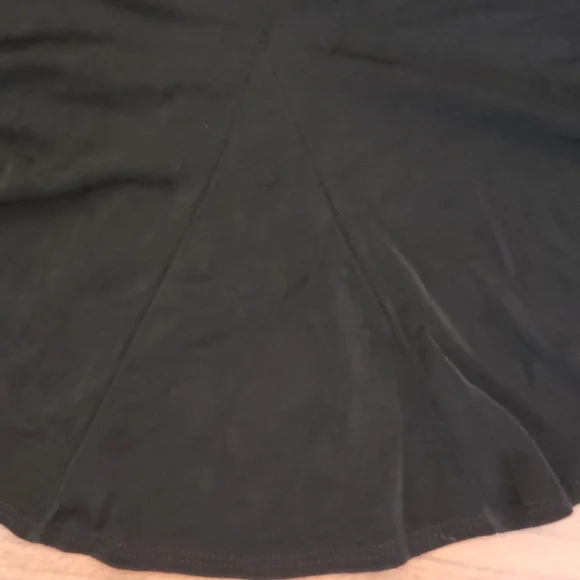 Slinky A-line skirt with Godet Pleats swing Large - Picture 3 of 4